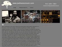 Tablet Screenshot of joelnanosmusic.com